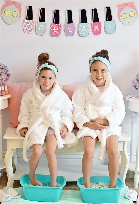 spa sleepover ideas|9 year old girls spa activities.